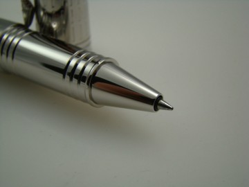 PARKER PREMIER DELUXE SILVERY ST ROLLER BALL S0887990