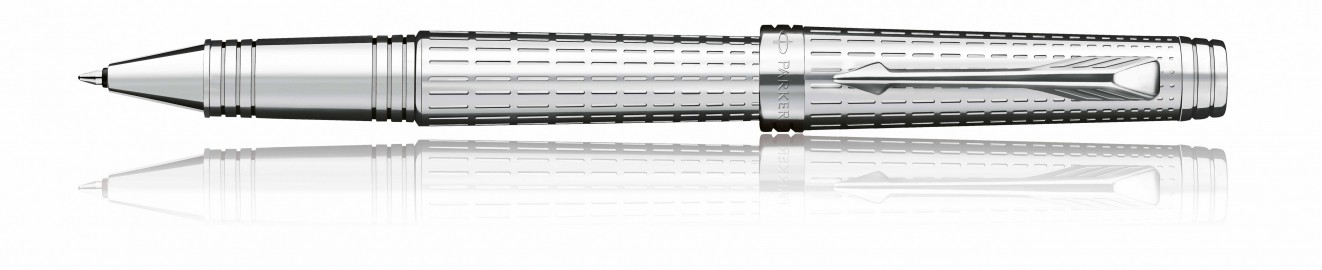 PARKER PREMIER DELUXE SILVERY ST ROLLER BALL S0887990