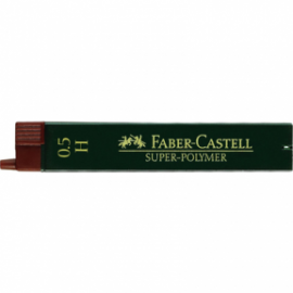 Refill Leads For Mechanical Pencils 0.5mm. Η 12τμχ. Faber Castell