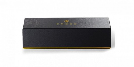 Cross ATX Brushed Rose Gold Ballpoint Pen With Polished Black PVD appointments 882-42