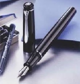 Pelikan P205 Classic Black with cartridges fountain pen