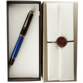Pelikan Souveran M800 Blue Black Fountain Pen