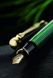 Pelikan Souveran M600 Black Green Fountain Pen