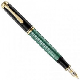 Pelikan Souveran M400 Black Green  Fountain Pen