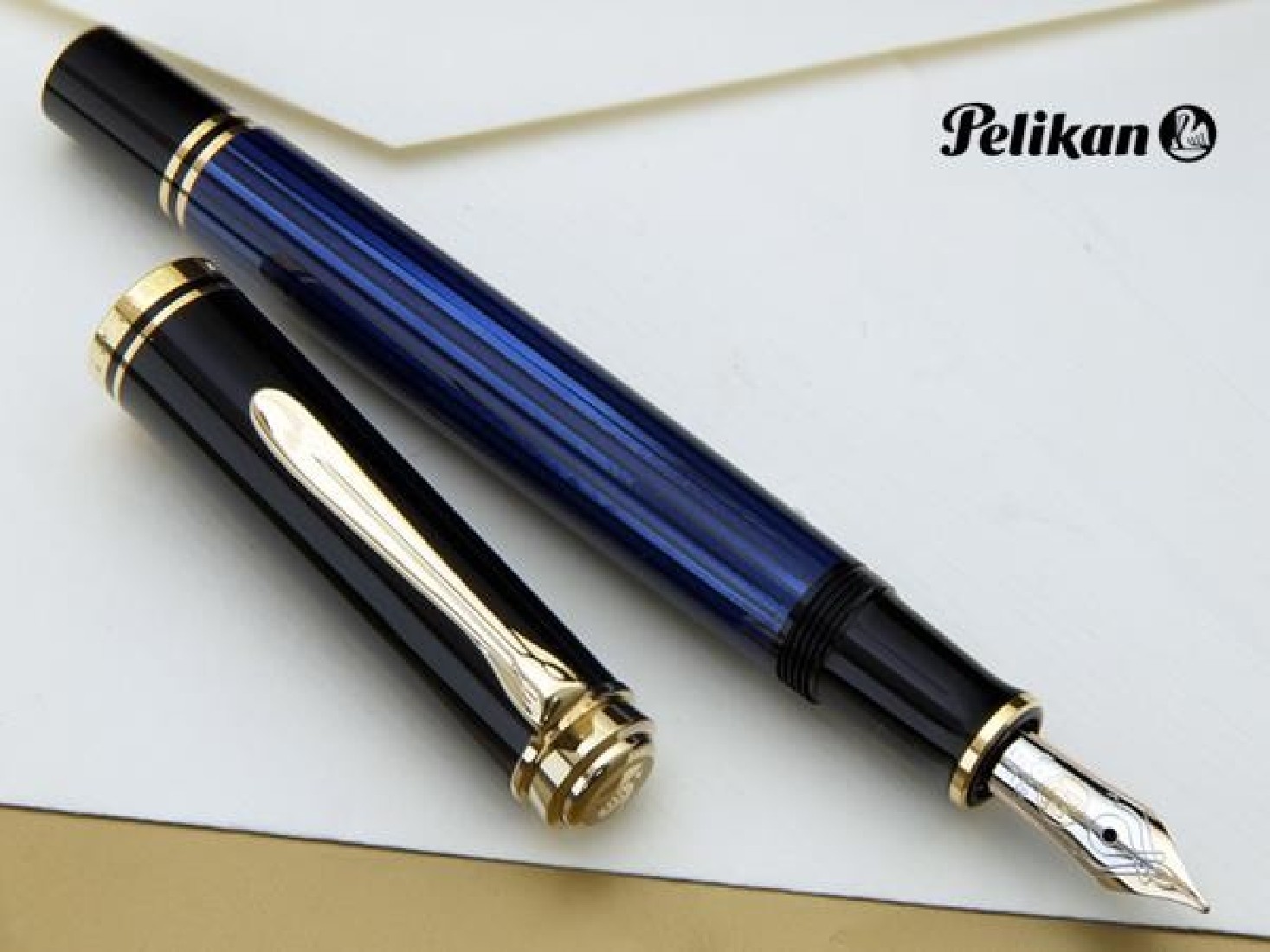Pelikan Souveran M400 Blue Black  Fountain Pen