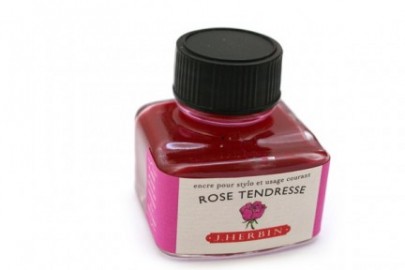 FOUNTAIN PEN INK 13061 ROSE TENDRESSE(TENDERNESS PINK) J.HERBIN