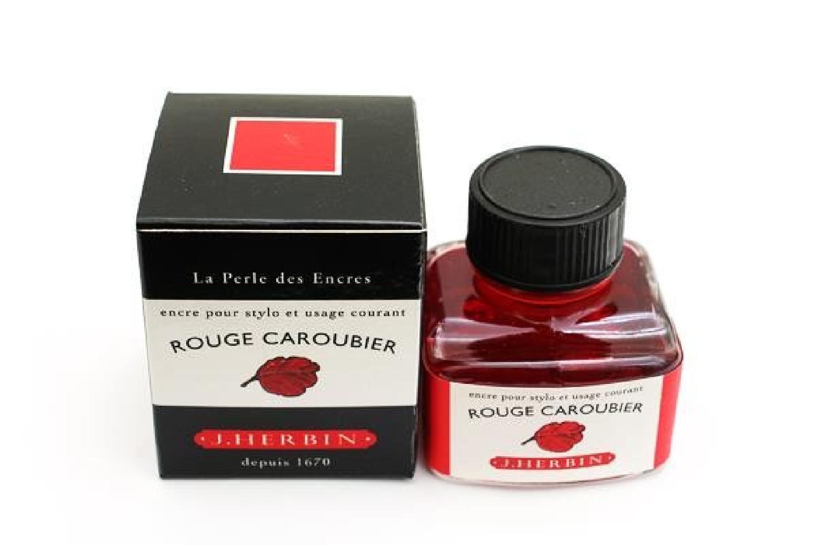 FOUNTAIN PEN INK 13022 ROUGE CAROUBIER(CAROB SEED RED) J.HERBIN