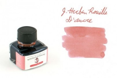 FOUNTAIN PEN INK 13058 ROUILLE DANCRE(RUSTY ANCHOR RED) J.HERBIN
