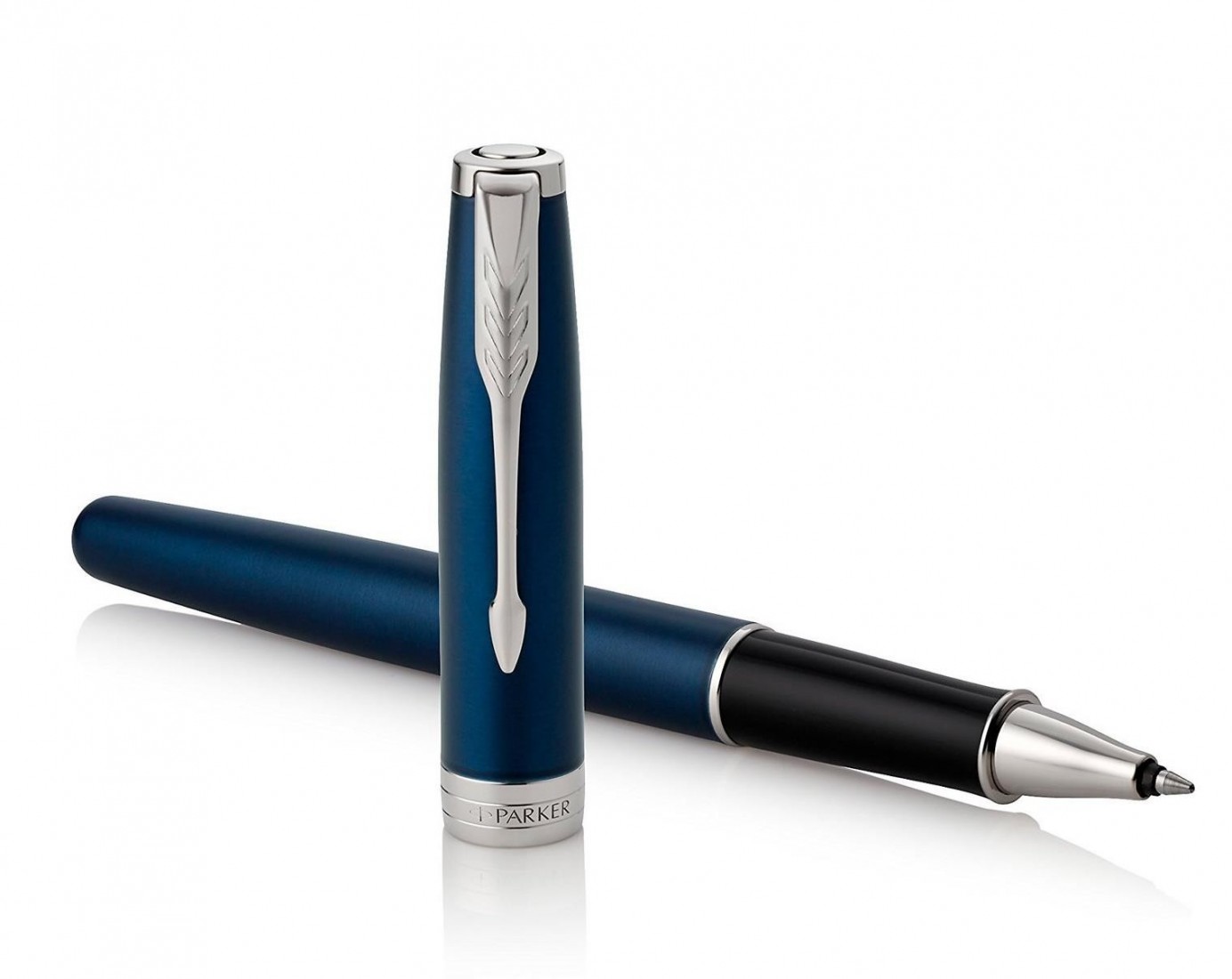 Parker Sonnet Lacquer Blue - Palladium Trims Rollerball