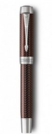 Parker Duofold Centennial Prestige Burgundy With Chevron Pattern PT 1945420 Rollerball