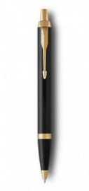 Parker IM Core Laque Black GT Set Rollerball and Ballpen