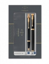 Parker IM Core Laque Black GT Set Value Fountain pen and Ballpen