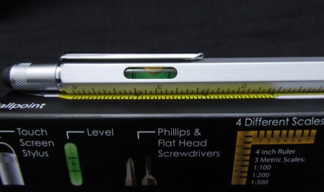 ONE TOUCH STYLUS 9 FUNCTION TOOL PEN GREY MONTEVERDE M