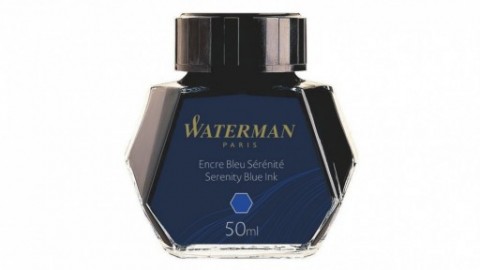 Waterman ink 50ml bottle Serenity Blue
