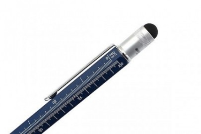 ONE TOUCH STYLUS 9 FUNCTION TOOL PENCIL NAVY BLUE MONTEVERDE