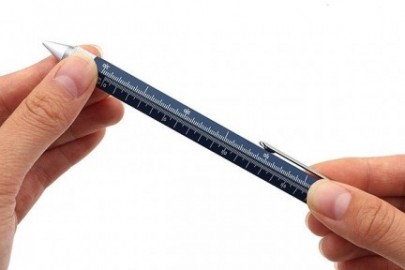 ONE TOUCH STYLUS 9 FUNCTION TOOL PENCIL NAVY BLUE MONTEVERDE