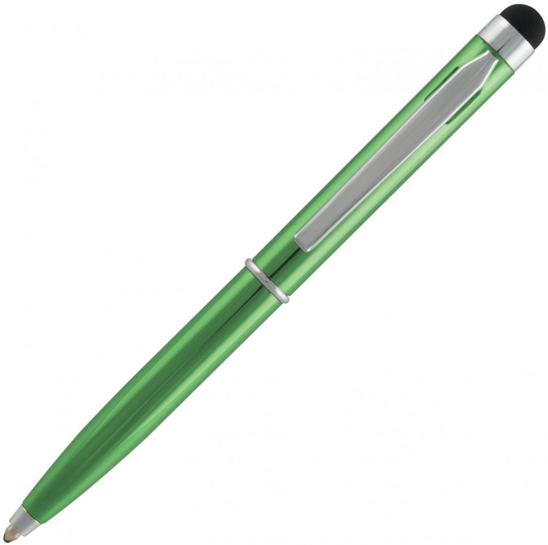 BALLPOINT WITH STYLOUS POQUITO METALLIC GREEN MONTEVERDE