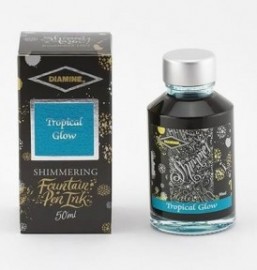 Diamine 50ml Tropical Glow Fountain pen shimmer ink bottle