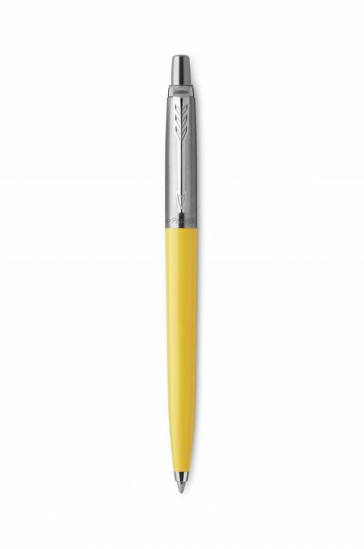 Parker new Jotter metal & plastic yellow ballpen