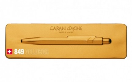 CARAN DACHE 849 with holder Goldbar ballpoint pen 0849.999