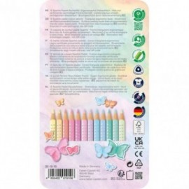 Faber Castell Coloured pencils Sparkle tin of 12 colours, 201910