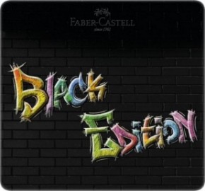 Faber-Castell Colour Pencils Black Edition 116425  cardboard wallet of 24