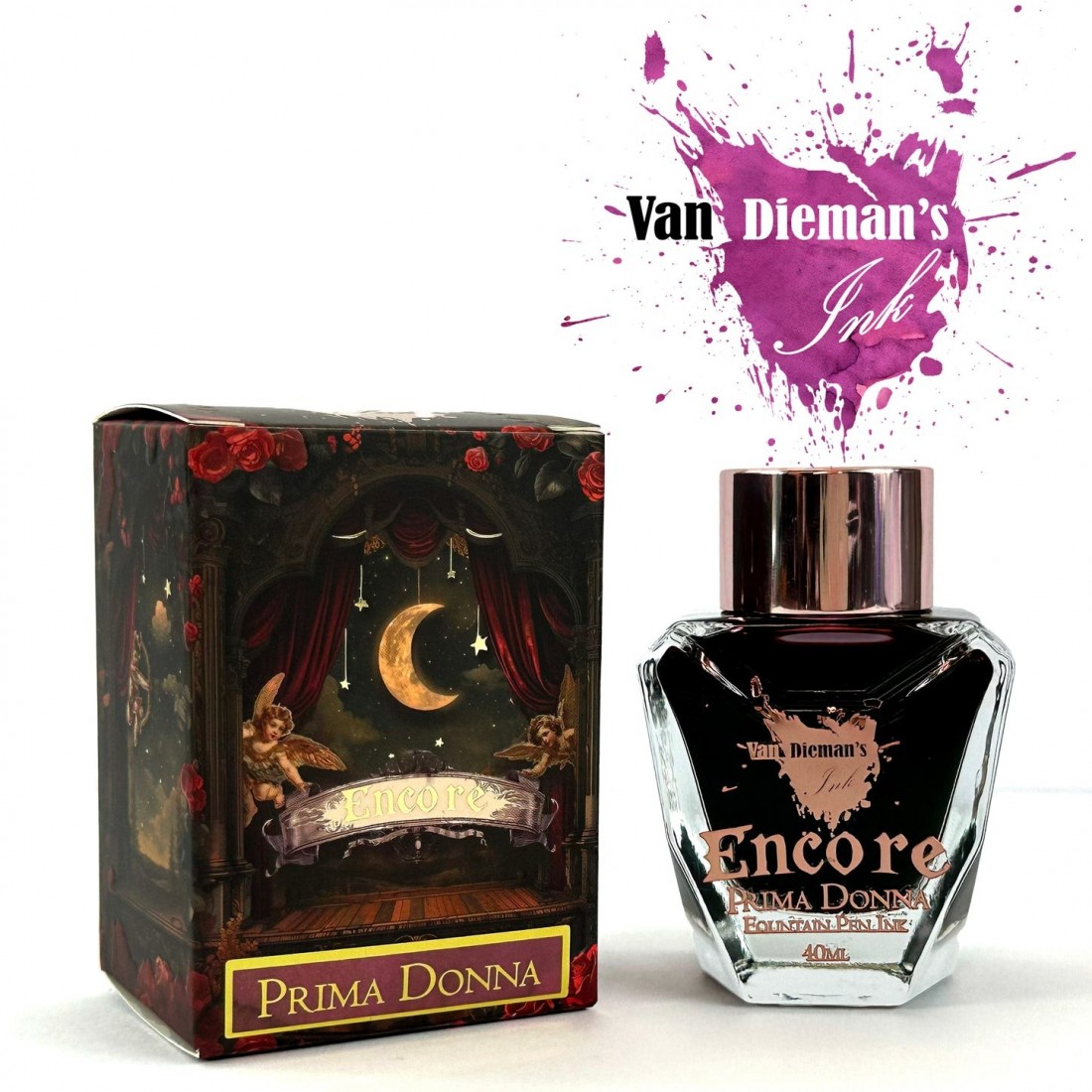 Van Diemans Encore Prima Donna 40ml Fountain Pen Ink