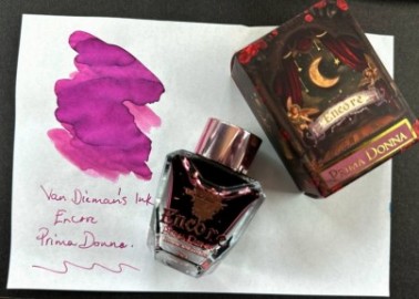 Van Diemans Encore Prima Donna 40ml Fountain Pen Ink