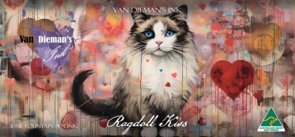 Van Diemans Feline - Ragdoll Kiss Shimmering Fountain Pen Ink