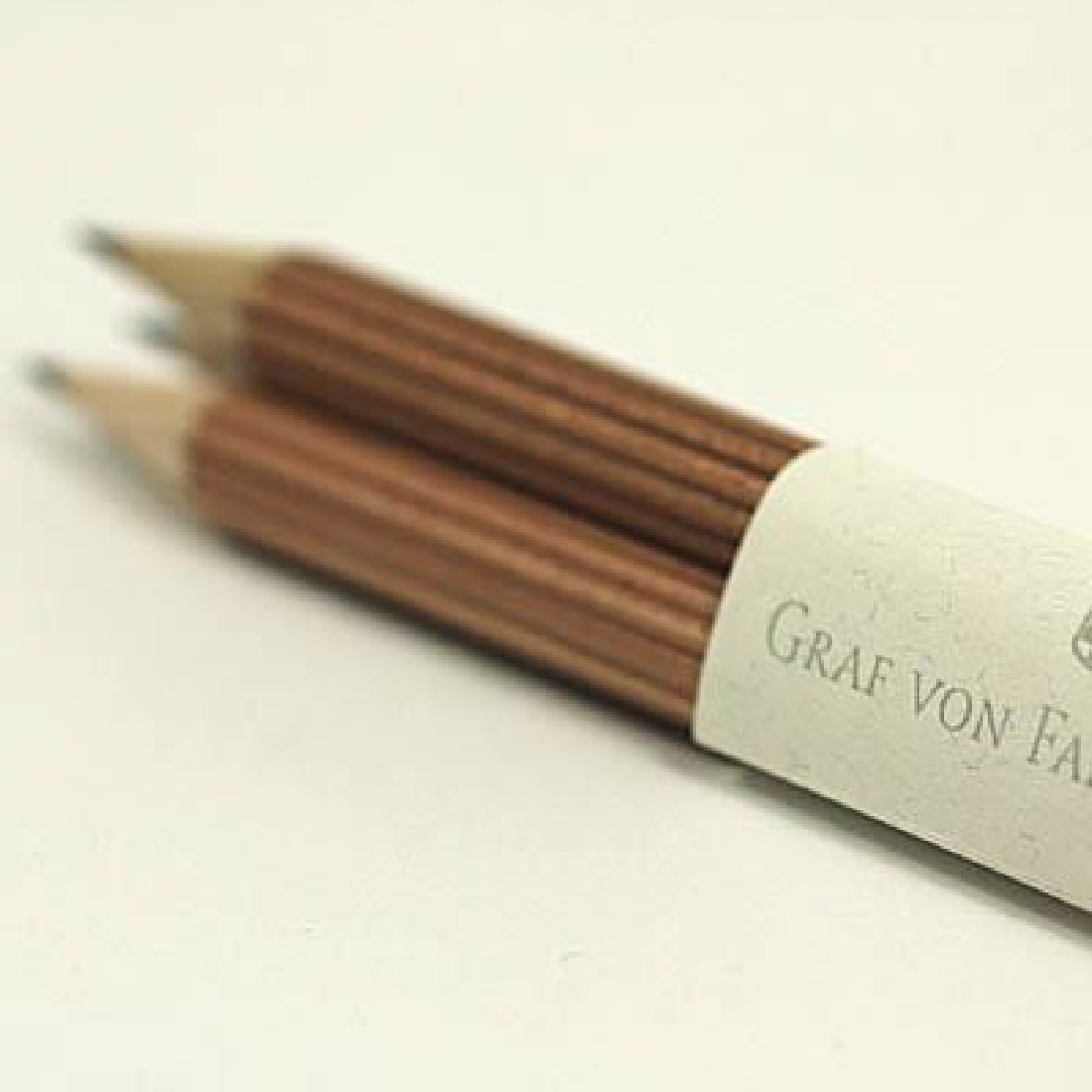 Graf Von Faber Castell set of 3 brown pencils with dipped end 118637