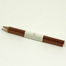 Graf Von Faber Castell set of 3 brown pencils with dipped end 118637