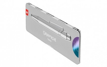 Caran d Ache 849  CLAIM YOUR STYLE Purple Ocean Ballpoint Pen - Special Edition 0849.586