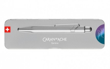 Caran d Ache 849  CLAIM YOUR STYLE Purple Ocean Ballpoint Pen - Special Edition 0849.586