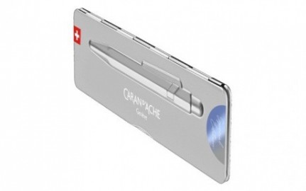 Caran d Ache 849  CLAIM YOUR STYLE Stormy Blue Ballpoint Pen - Special Edition 849.589