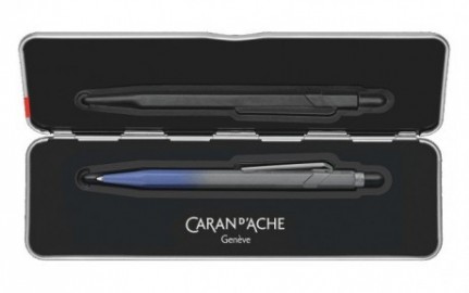 Caran d Ache 849  CLAIM YOUR STYLE Stormy Blue Ballpoint Pen - Special Edition 849.589