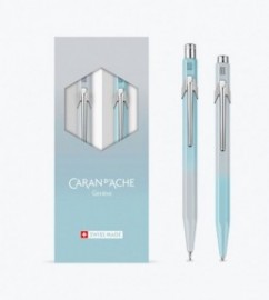 Caran DAche 849 Blue Lagoon Set Ballpen and Mechanical pencil 8490.704