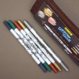 Online Calli.Brush Pen Bamboo Set 5 pcs. Metallic edition, 119089