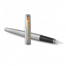 Parker Jotter Stainless Steel GT Set Best Value Fountain Pen and Ballpen
