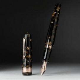 Leonardo Officina Italiana Cinquantesimo 50th Federico Rose Gold Trim Fountain Pen