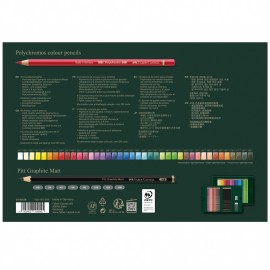 Faber Castell Polychromos and Graphite Matte, 50 Piece Gift Set 210054