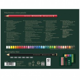 Faber Castell Polychromos and Graphite Matte, 40 Piece Gift Set 210053