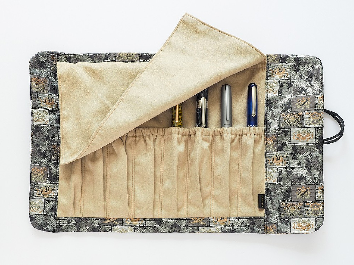 kimono pen wrap Mosaic  for 8 pens Taccia.TKR-N8L-MC