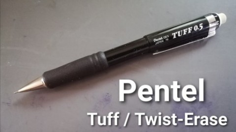 Pentel Tuff black 0,5mm mechanical pencil XQE5-A