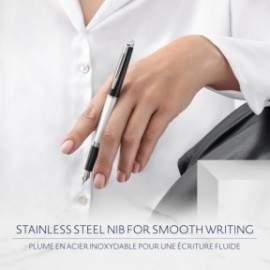 Waterman Hemisphere Colour Block Black-White Fountain Pen