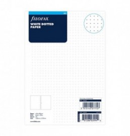 Filofax Refill A5 white dotted paper 132620