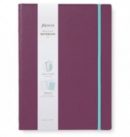 Filofax Notebook Refillable Ruled A4 Neutrals Plum 179525 Fx