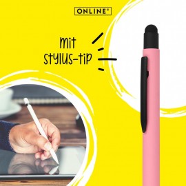 Online Ballpen ALU Stylus rose 32121