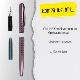 Online Fountain Pen Eleganza Diamond Night 34744