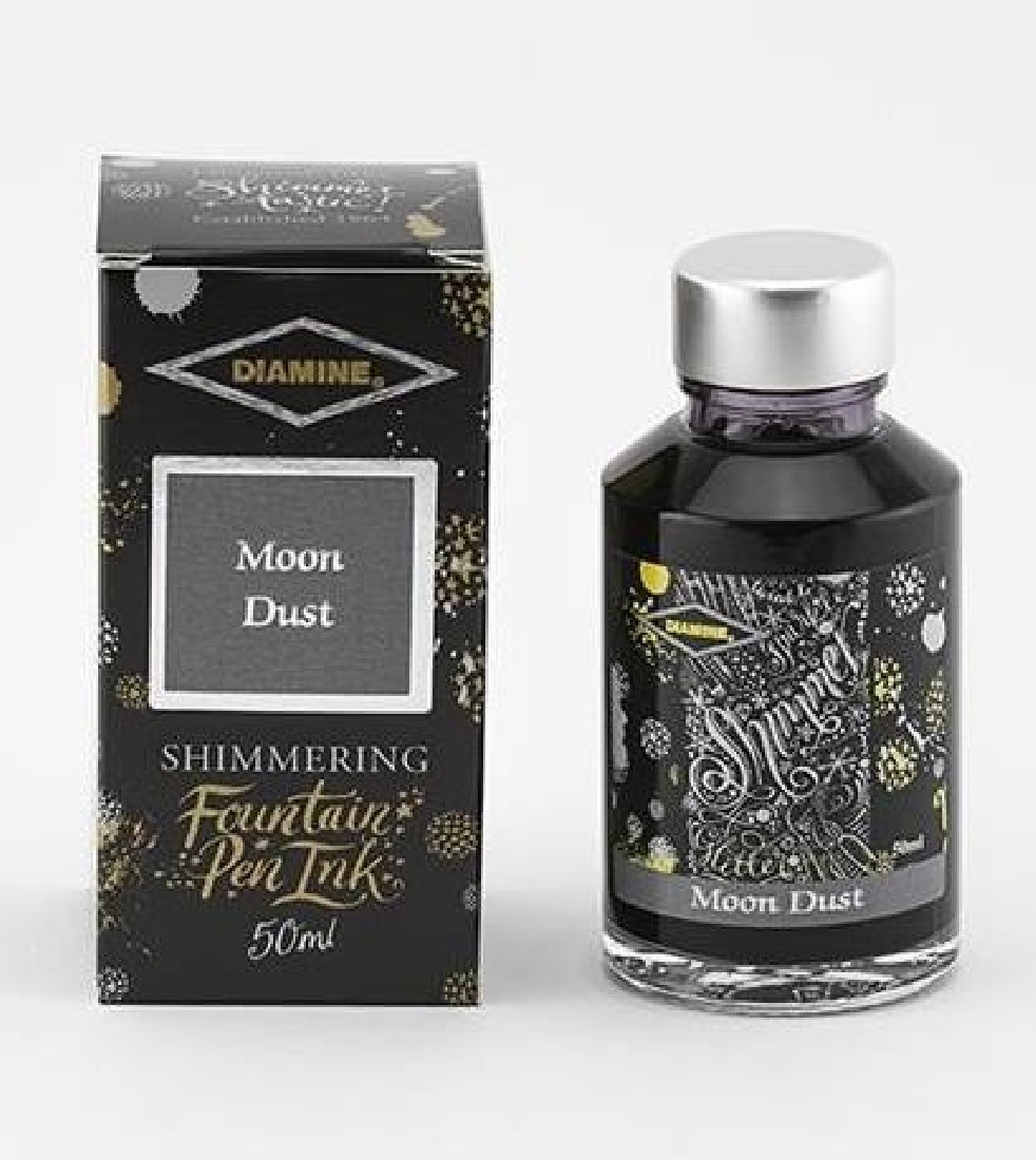 Diamine 50ml Moon Dust Fountain pen shimmer ink bottle