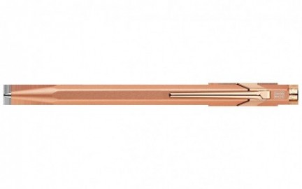 CARAN DACHE 849 with holder brut rose ballpoint pen